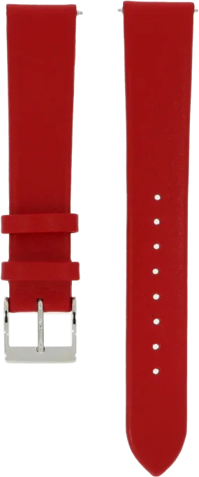 Junghans Red Leather Strap 17mm 420506253