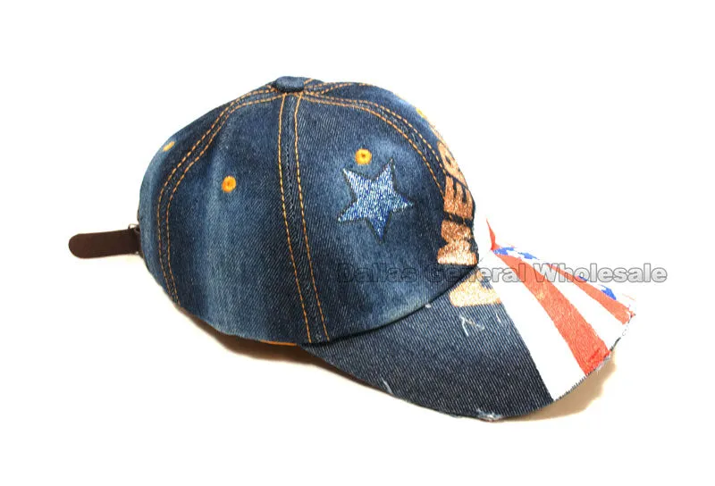 Ladies Fashion Denim Caps Wholesale