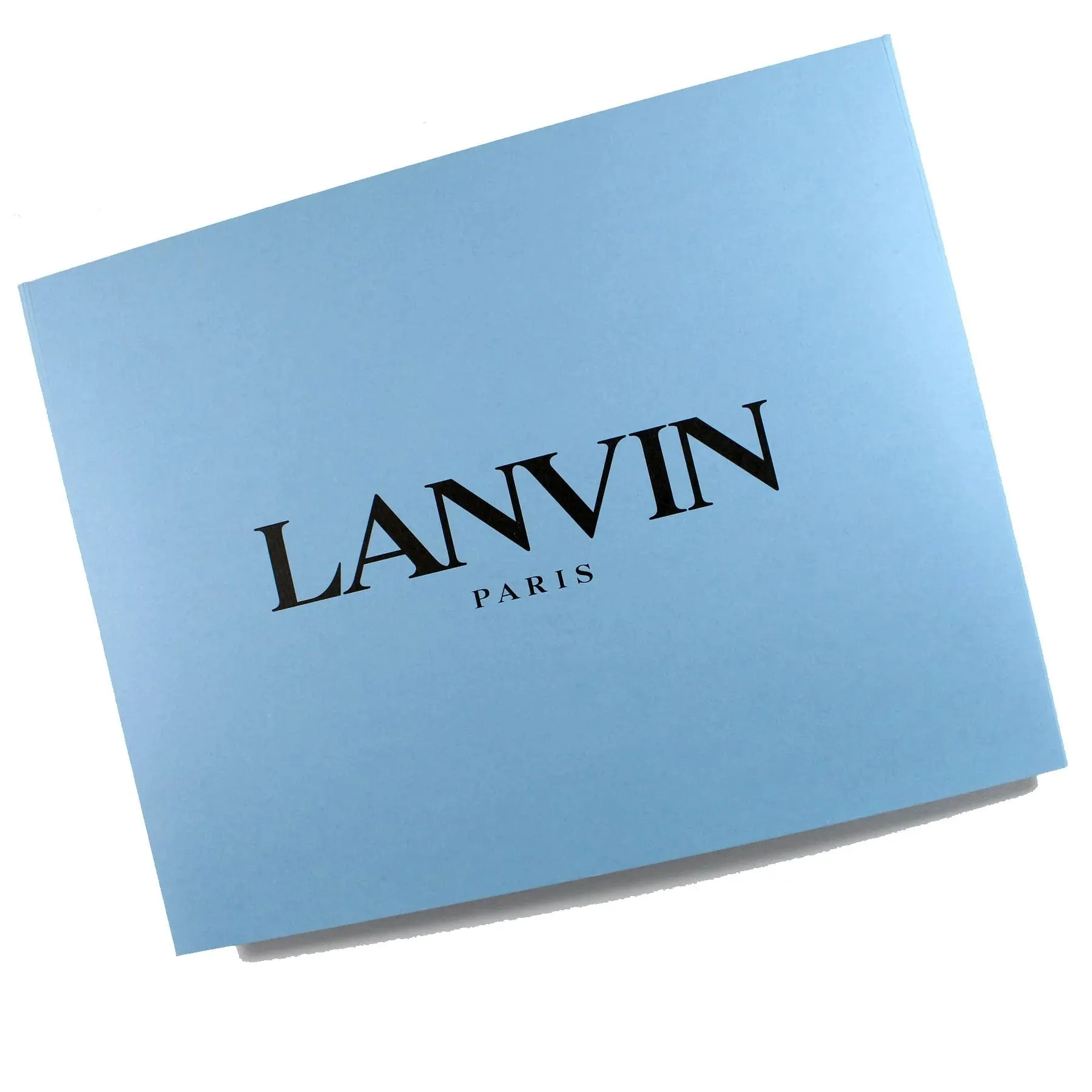 Lanvin Scarf Black White Flowers Design