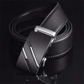 [LFMB]Famous Brand Belt Men Top Quality Genuine Luxury Leather Belts for Men,Strap Male Metal Automatic Buckle