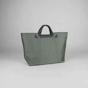 Light Green Womens Nylon Handbag Totes Light Green Womens Nylon Leather Shoulder Tote Purse for Ladies