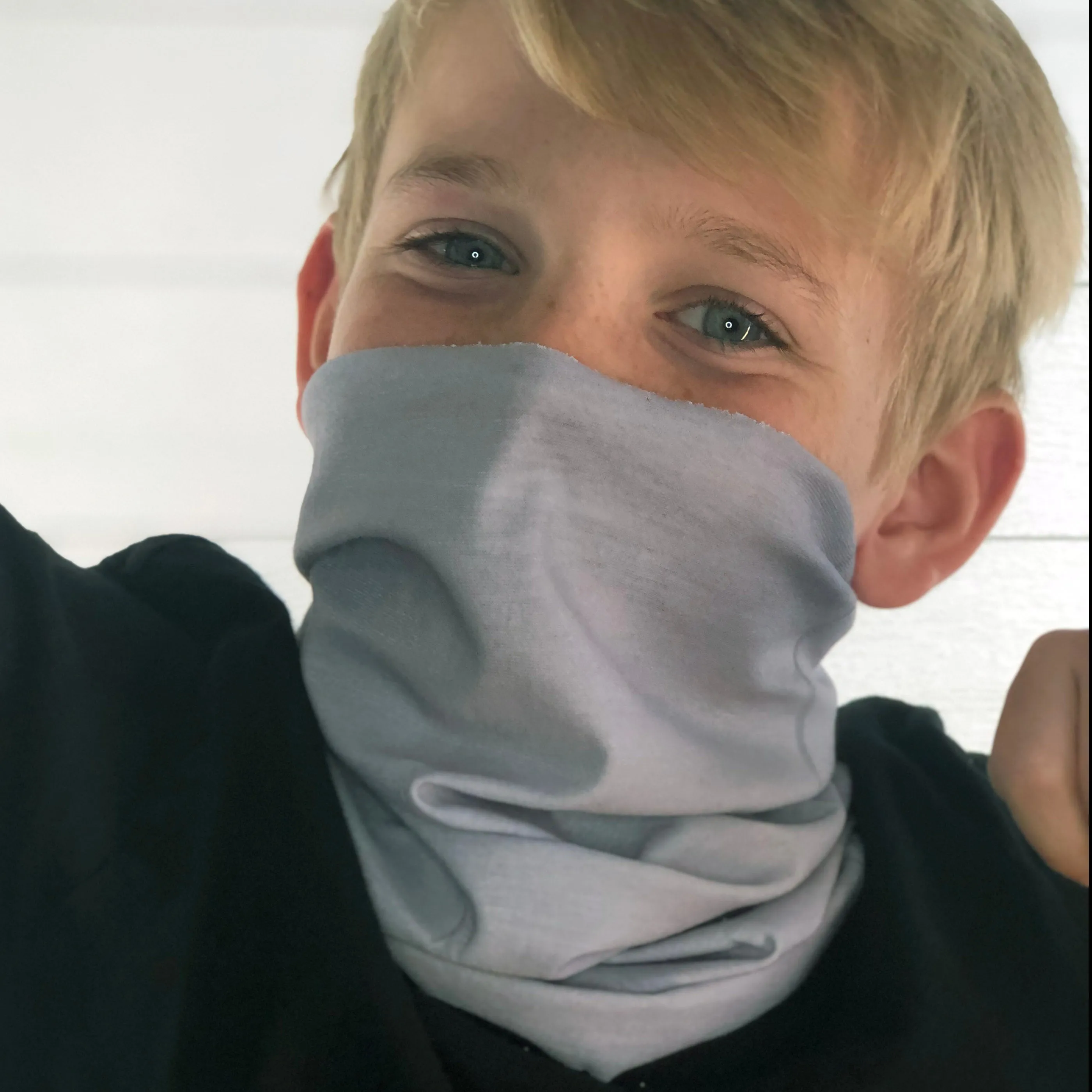Light Grey Face Mask, Neck Gaiter