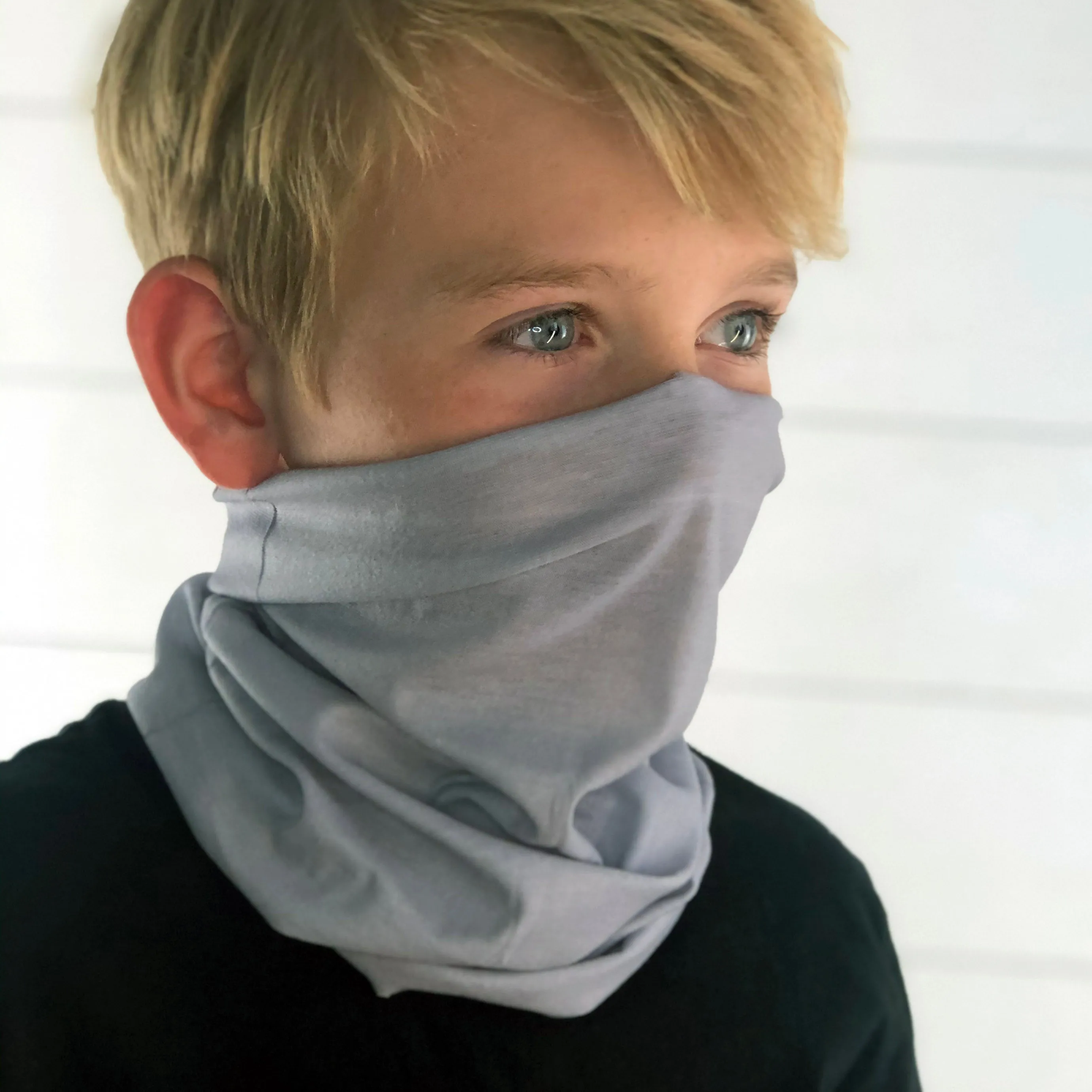 Light Grey Face Mask, Neck Gaiter