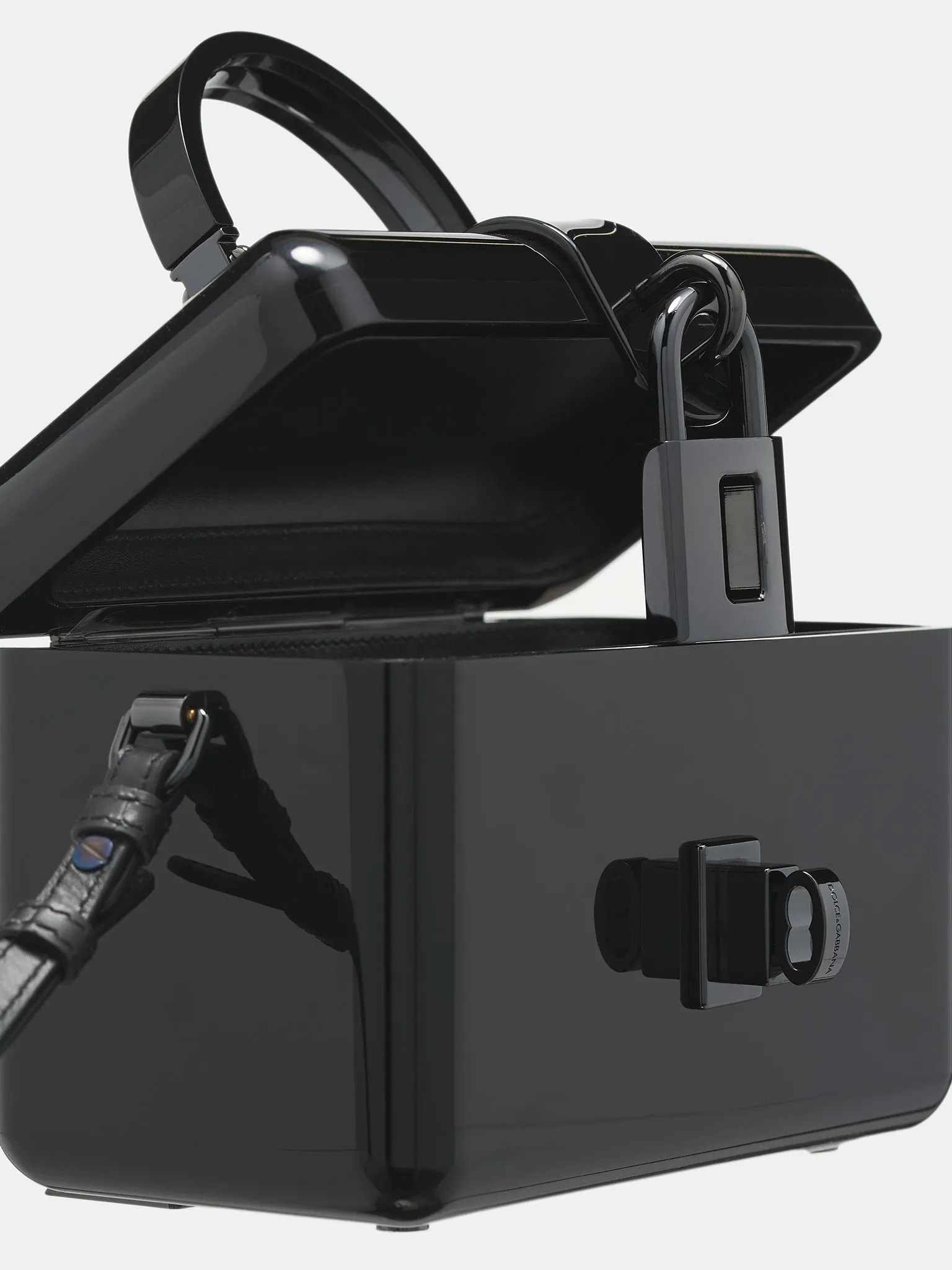 Lock Box Handbag (BB7625-AU640-BLACK)