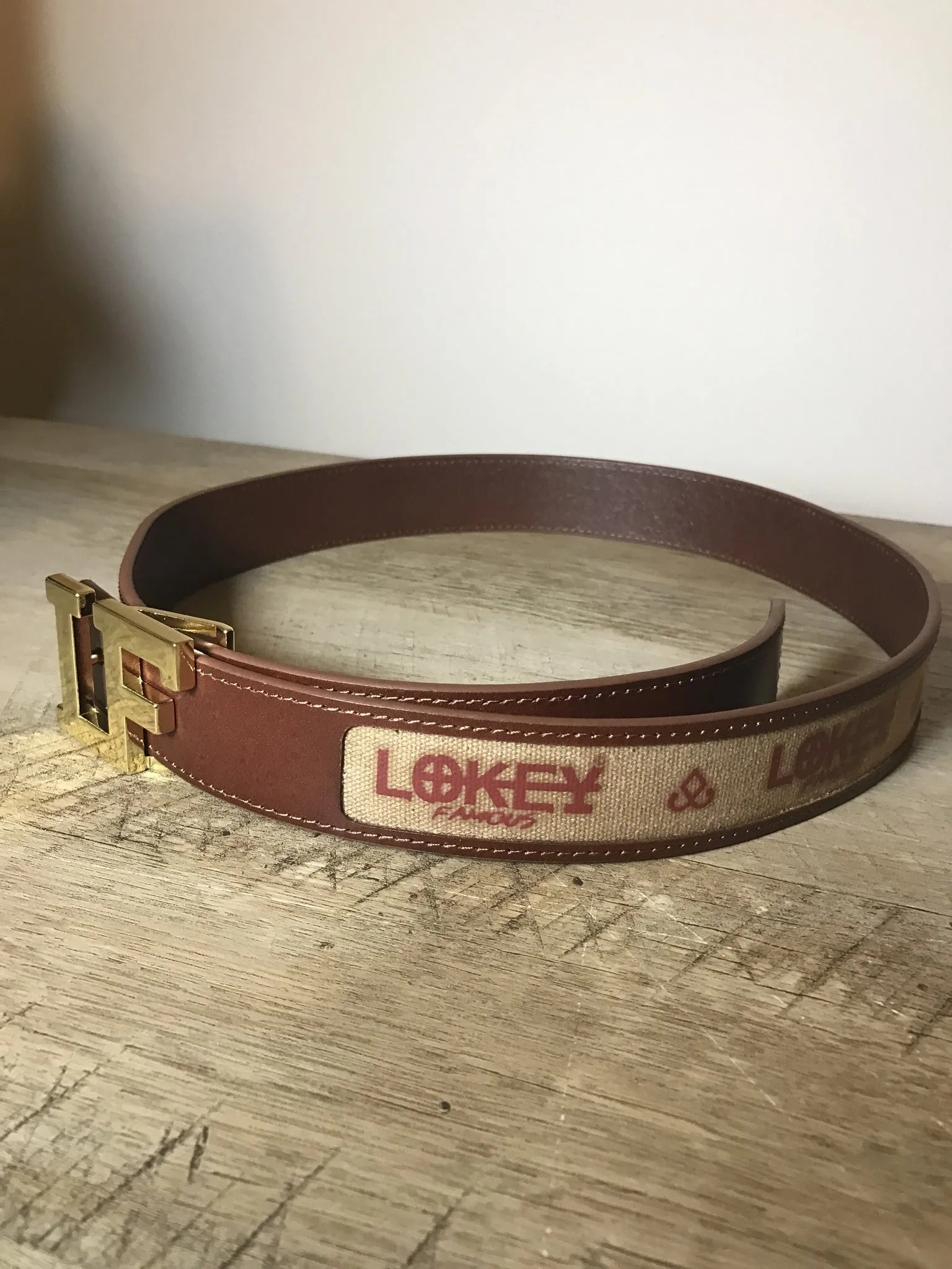 Lokey Famous Designer Belt  (brown)