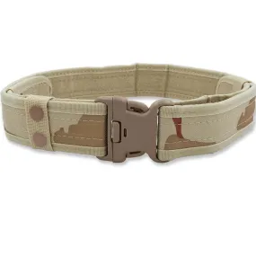 Men's Tactical Canvas Belt With Plastic Buckle