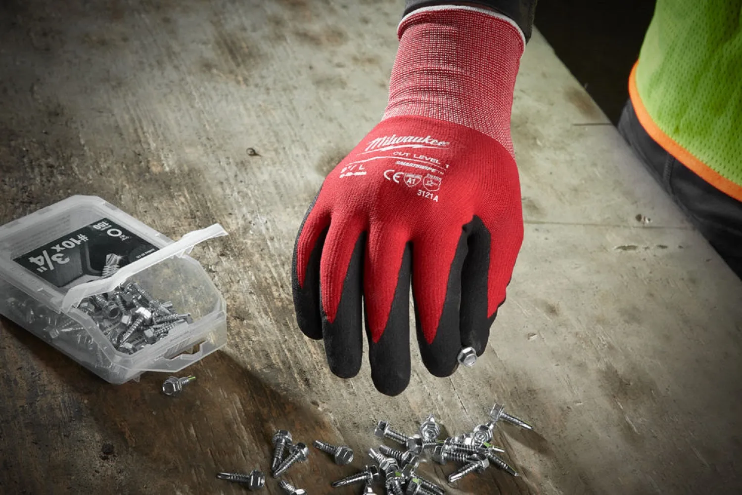 Milwaukee Thermal Winter Work Gloves Terry Cotton-Lined