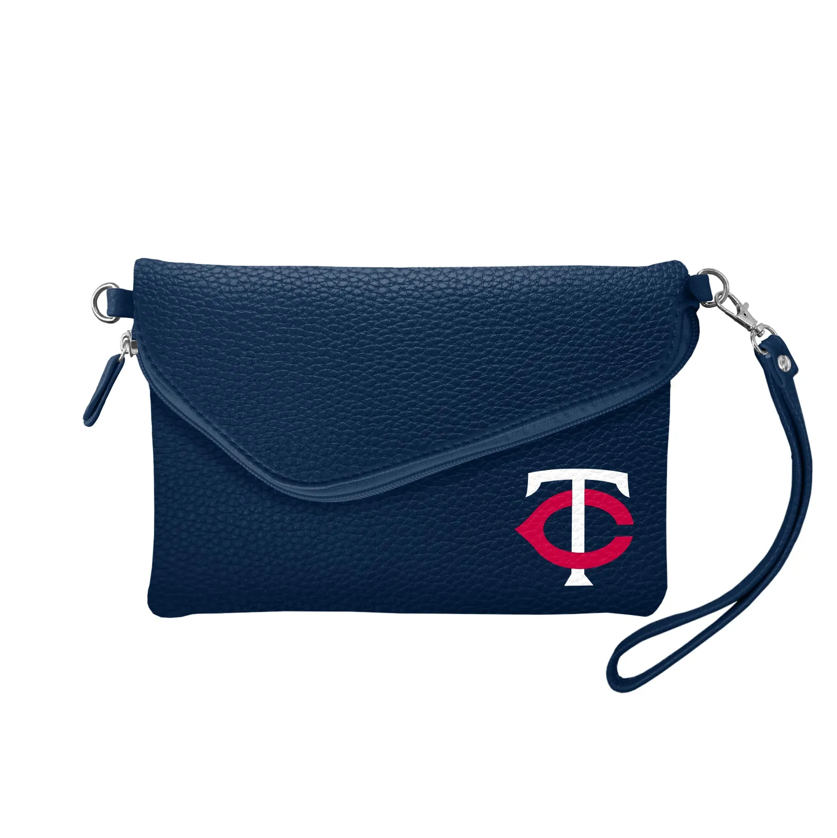Minnesota Twins Fold Over Crossbody Pebble