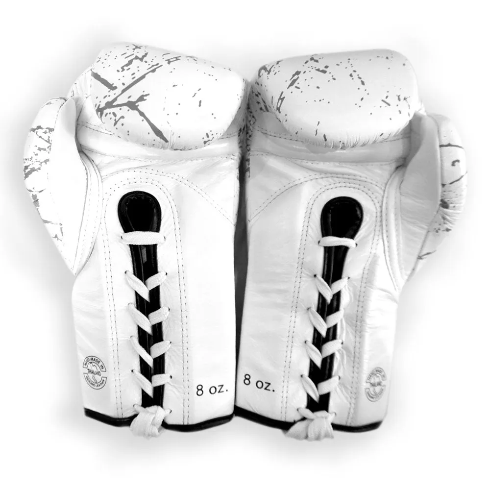 MTGP X Fairtex Black or White Pattern Lace-Up Boxing Gloves