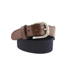 Navy Canvas Webbing Belt - LUCKY LAST