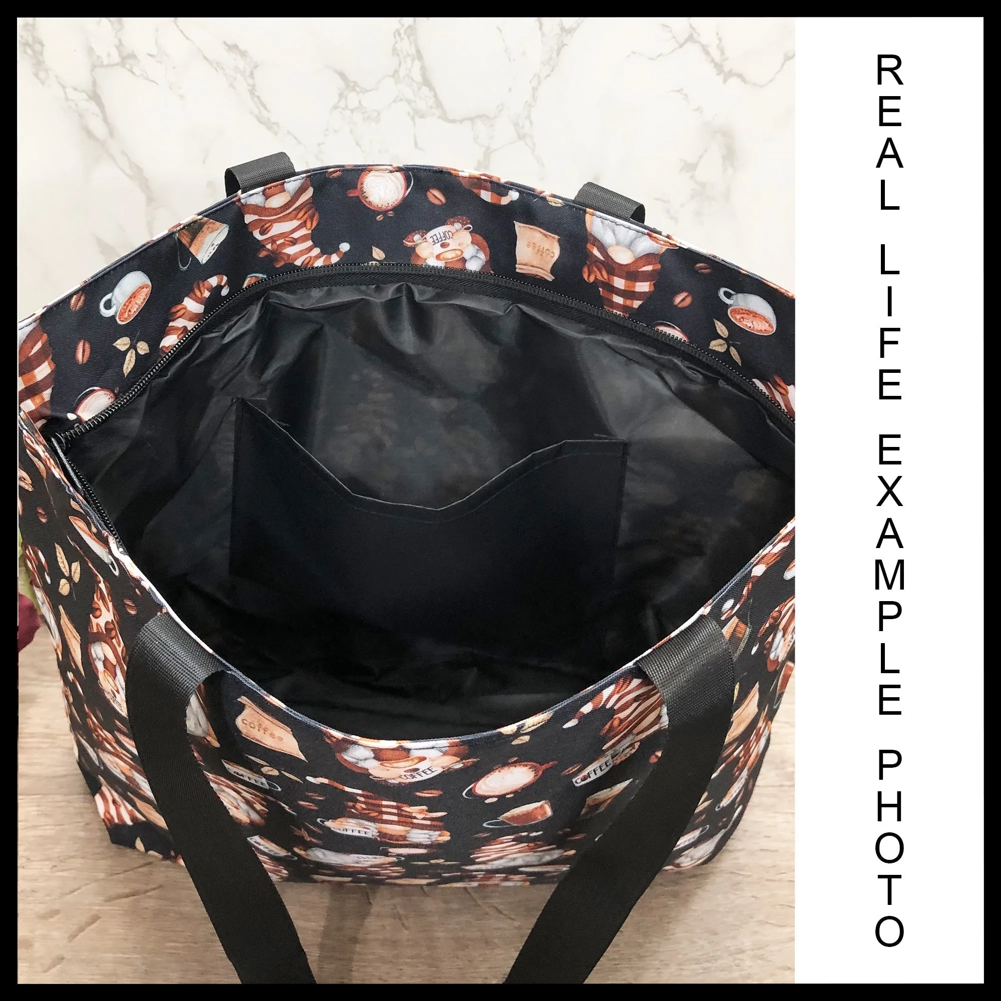 Neon Splatter Tote Bag (ready to ship)