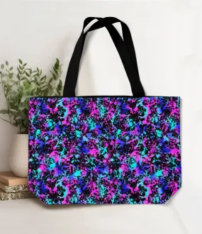 Neon Splatter Tote Bag (ready to ship)