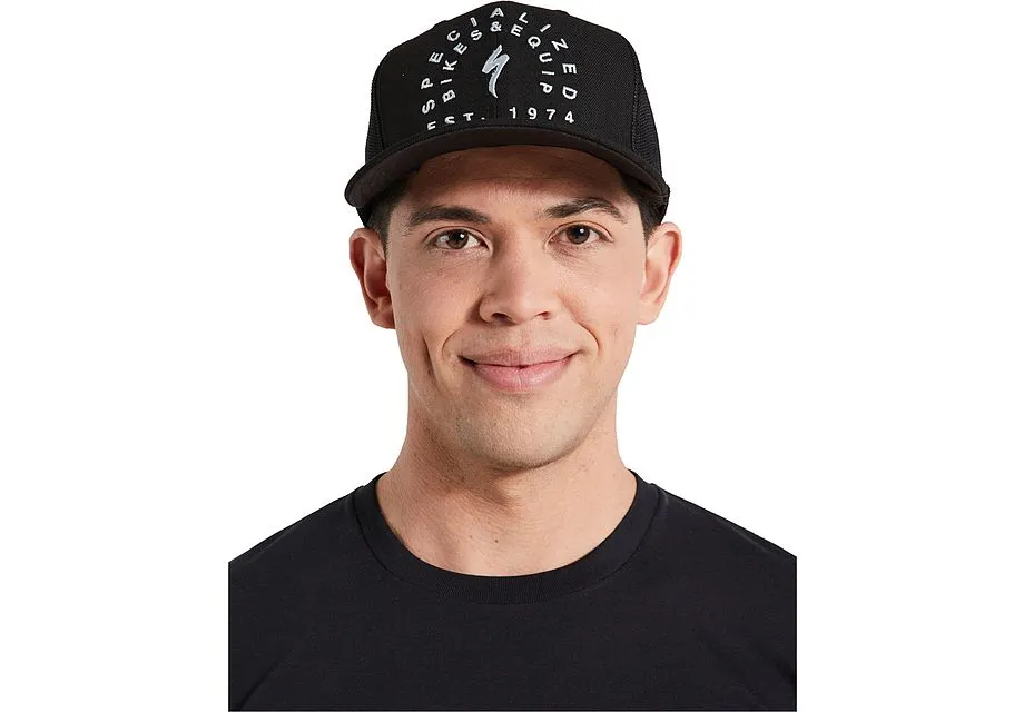 NEW ERA STOKE TRUCKER HAT BLK OSFA