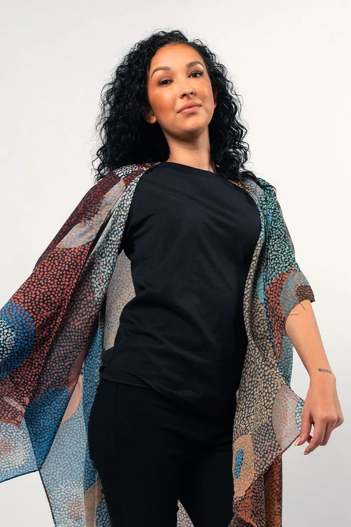 Ngarlikurlangu (Circles) Chiffon Shawl