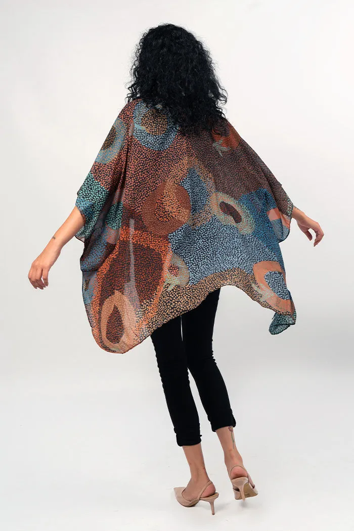 Ngarlikurlangu (Circles) Chiffon Shawl