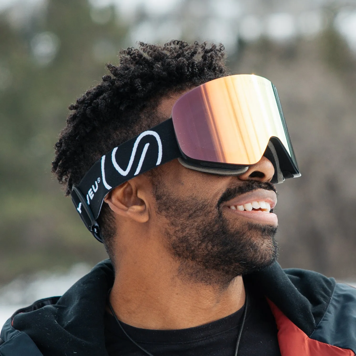 Nova Cosmic Coral Ski Snowboard Winter Sports Snow Goggles
