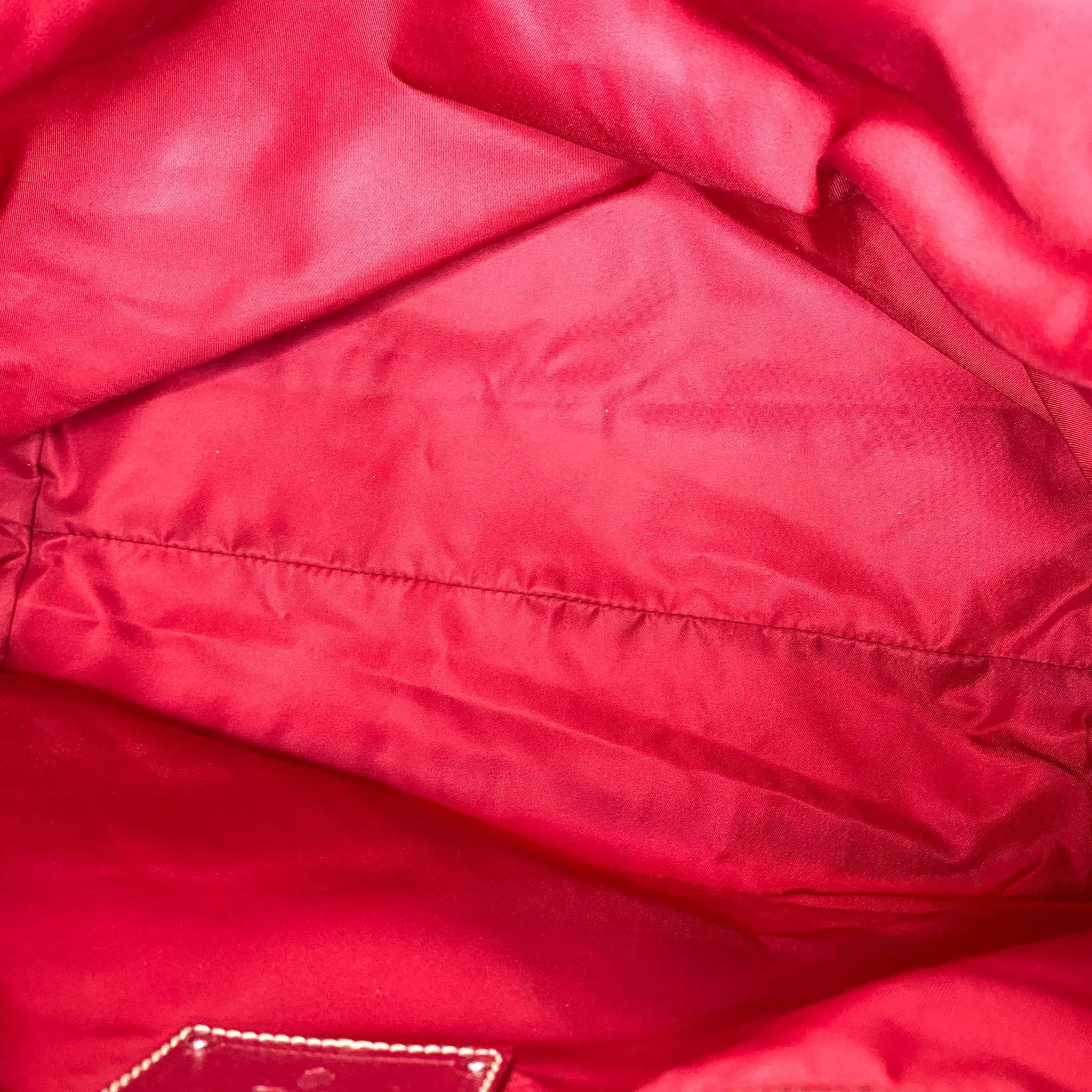 Nylon Pink Tote Bag
