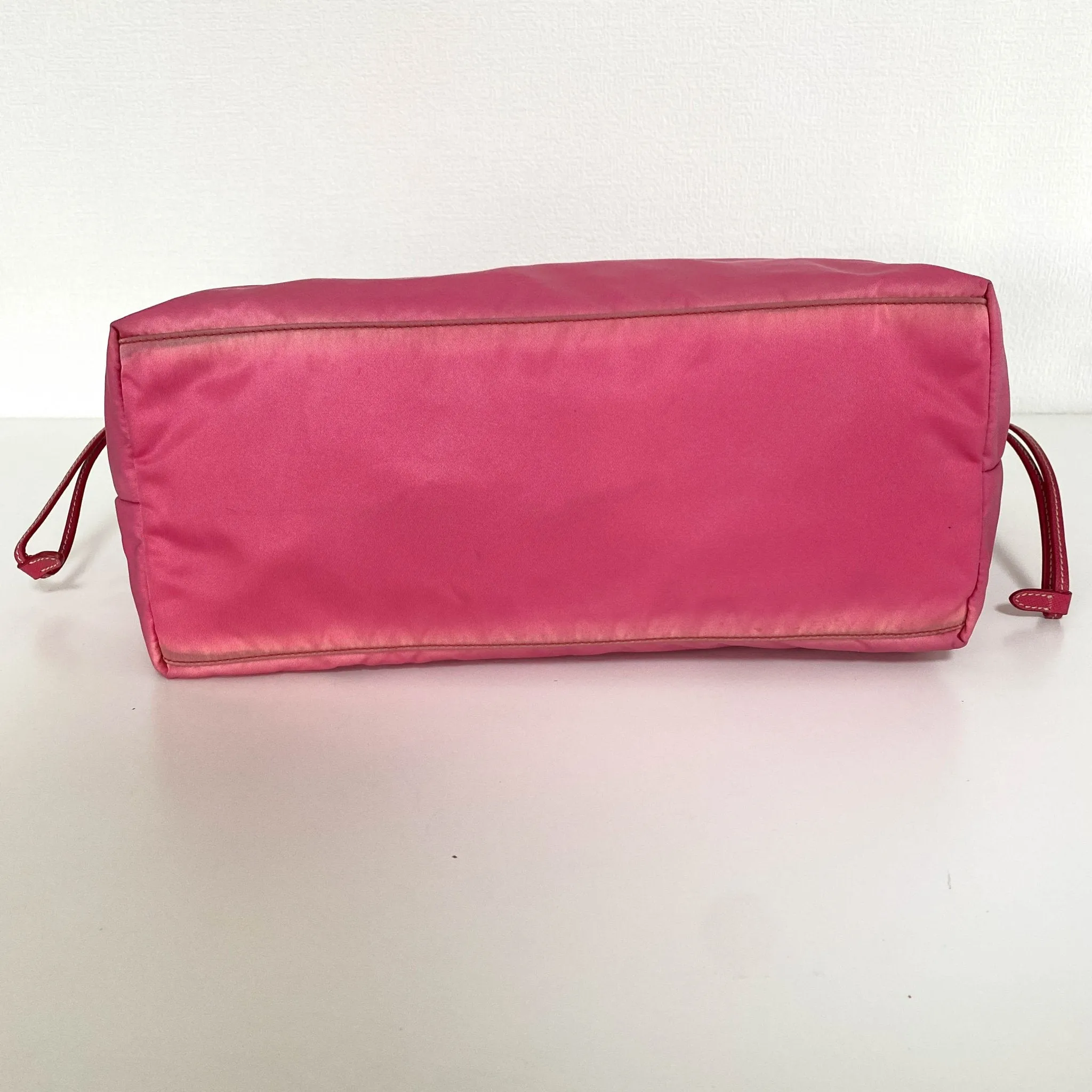 Nylon Pink Tote Bag