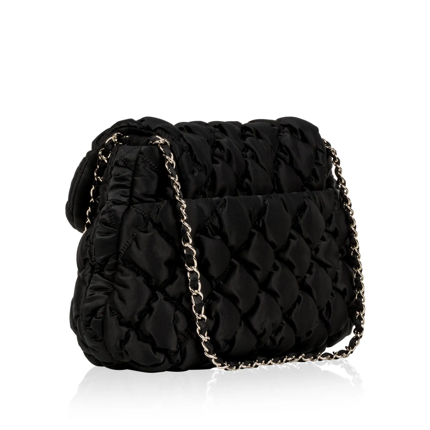 Nylon Puffy Shoulder Bag
