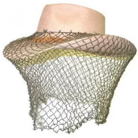 Olive Green Cotton Fly Veil