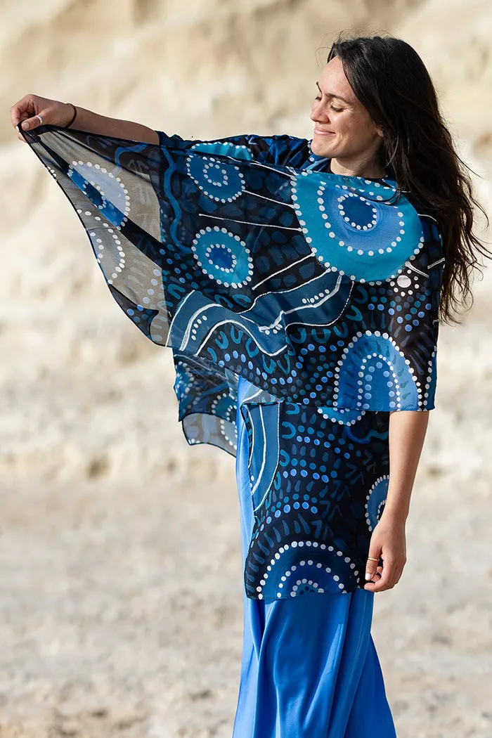 Ongoing Journey Chiffon Shawl