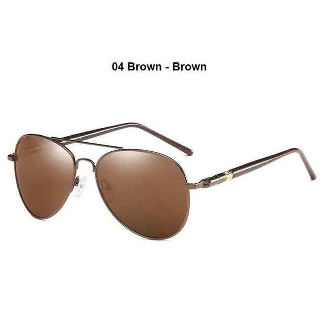 Polarized Vintage Pilot Sunglasses