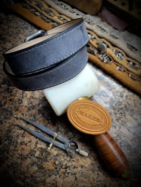 Premium Calf Creek  Buffalo Leather Belt, Men’s Leather Belt, Quality Leather Belt