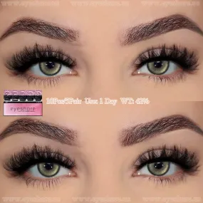 Qfdian Denmark Green 1 Day Use I 14.2mm,10 Pcs=5Pair