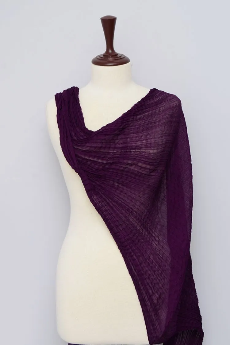Raja Sahib nkle Chiffon Dupatta Purple