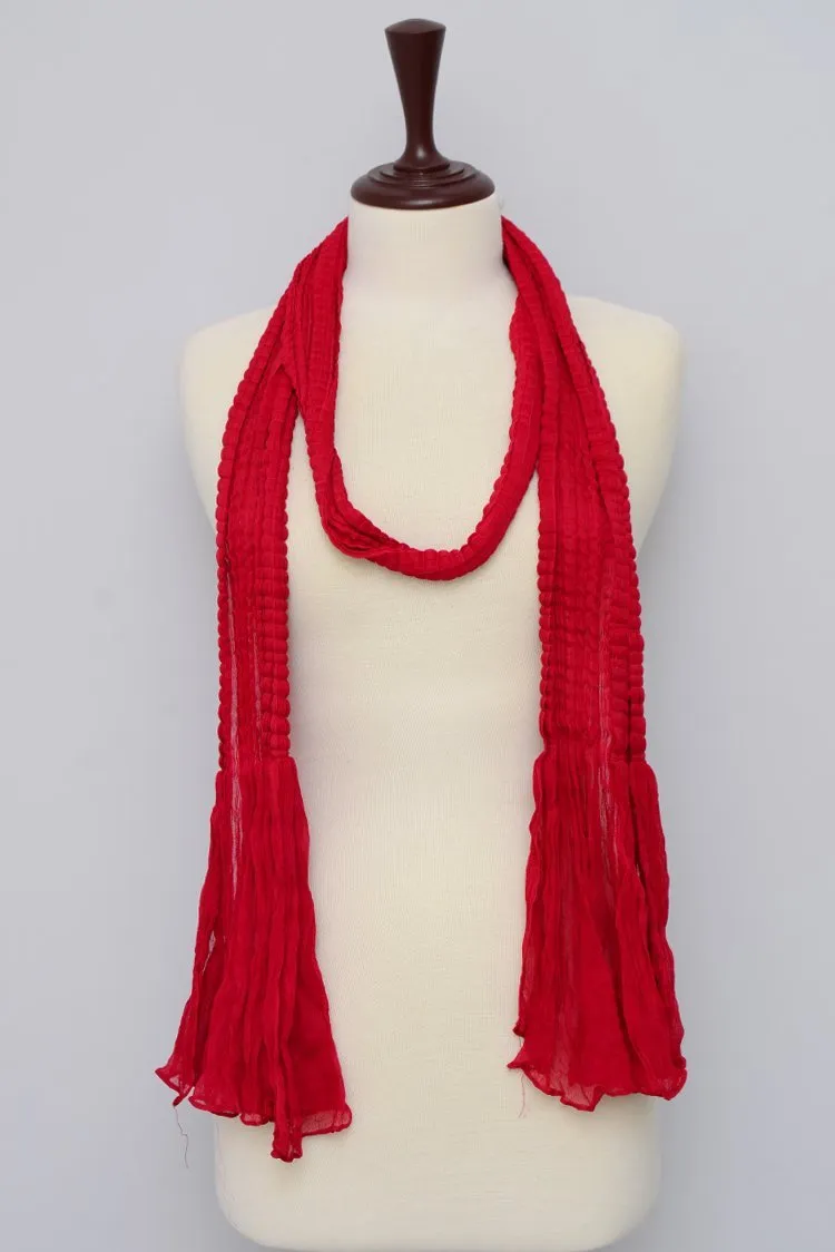 Raja Sahib nkle Chiffon Dupatta Red