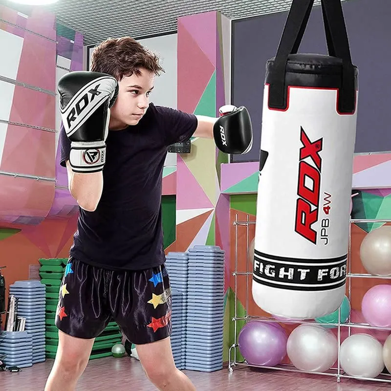 RDX Boxing Gloves Kids White/Black