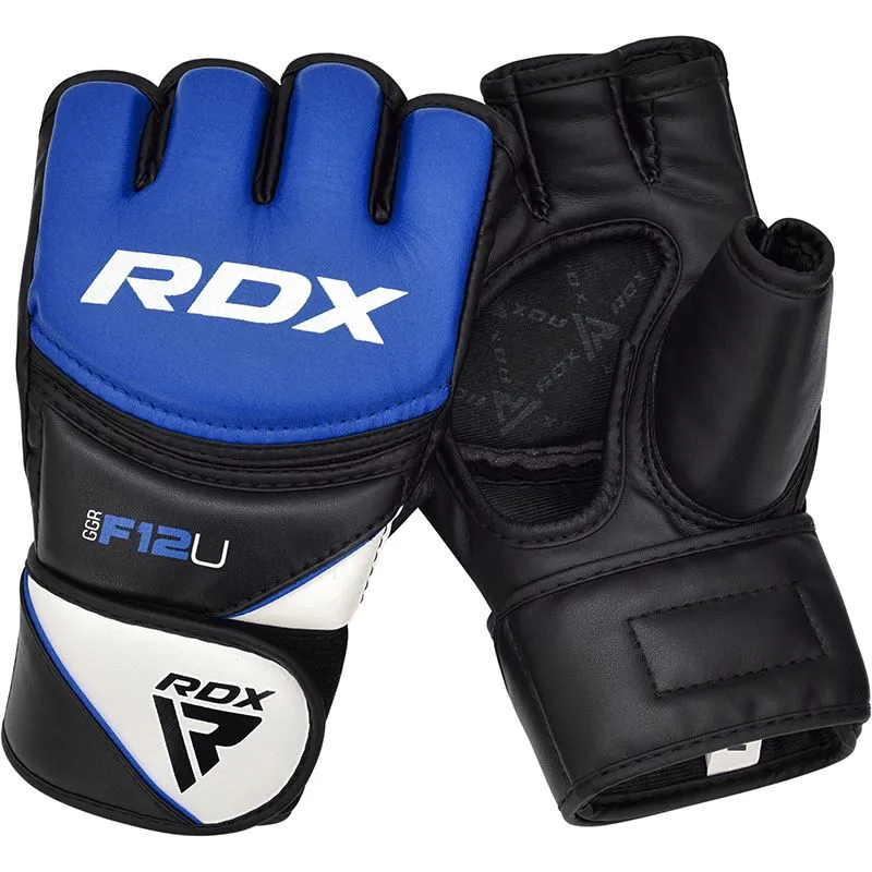 RDX F12 MMA Grappling Gloves - Blue