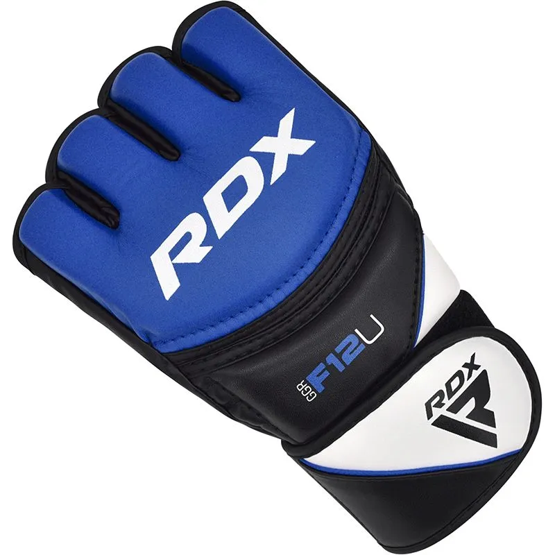 RDX F12 MMA Grappling Gloves - Blue