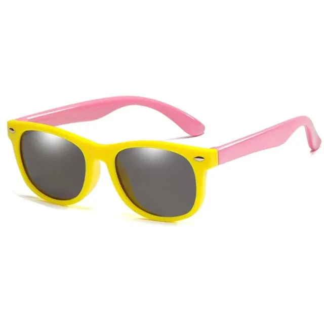 Round Polarized Kids Sunglasses Silicone Flexible Safety Children Sun Glasses Fashion Boys Girls Shades Eyewear UV400
