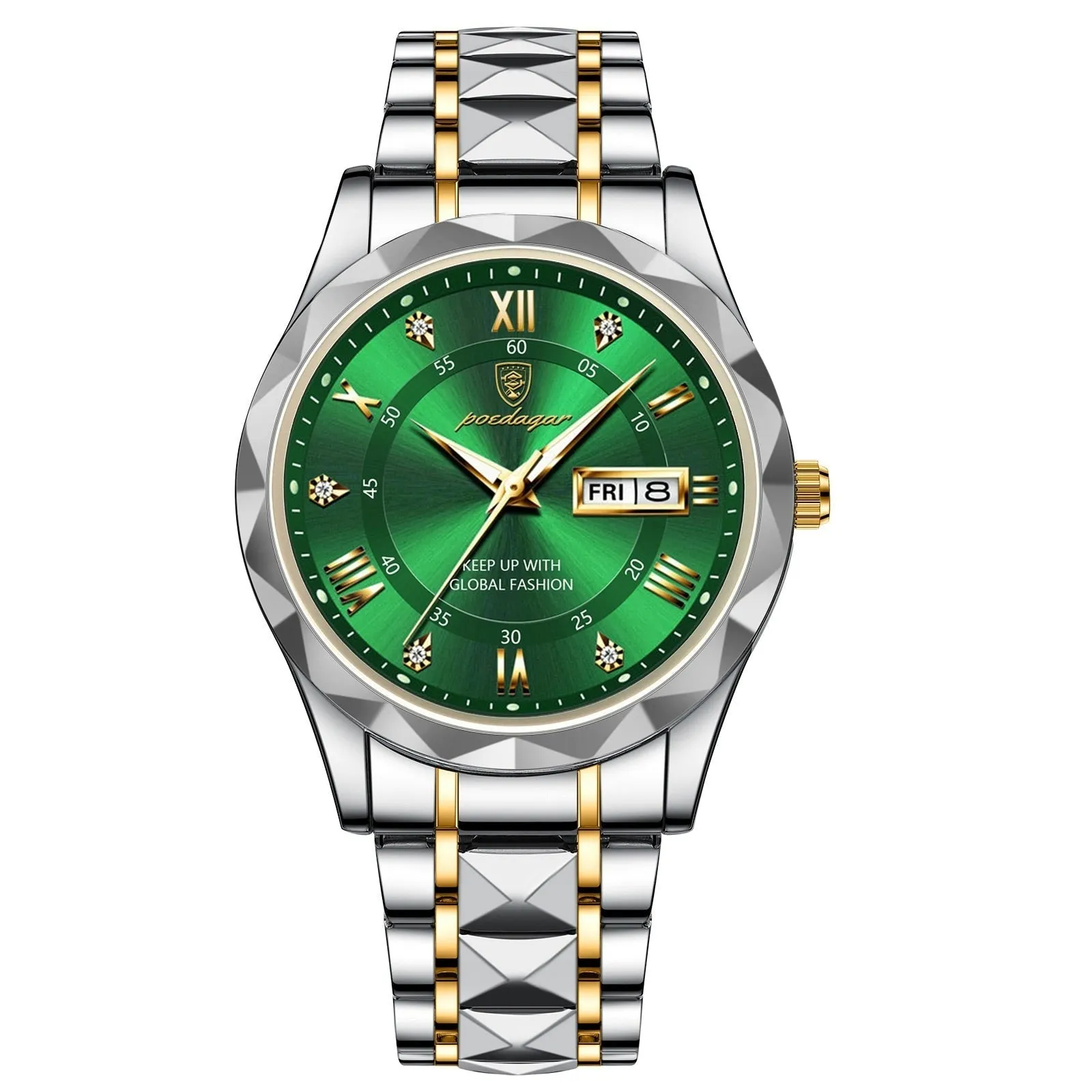 SASHA® Men´s Luxury Golden & Silver Watch