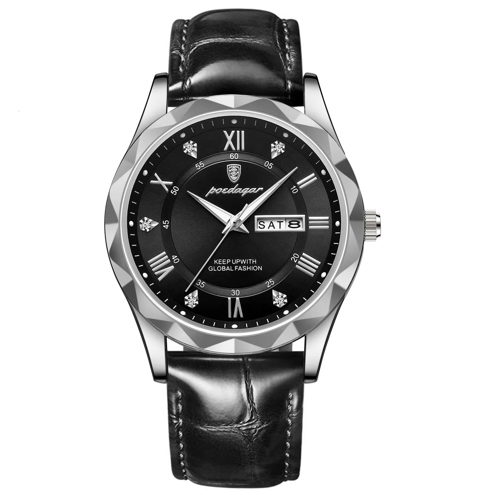 SASHA® Men´s Luxury Golden & Silver Watch