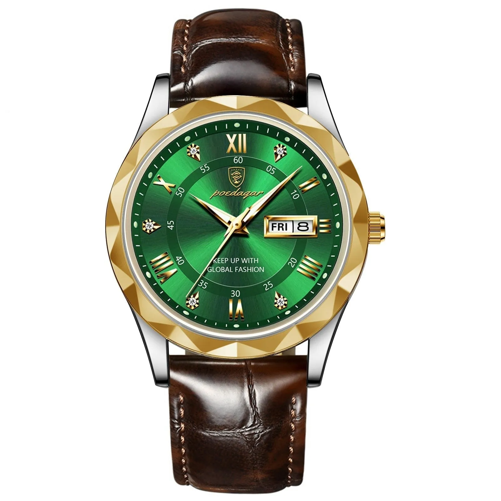 SASHA® Men´s Luxury Golden & Silver Watch