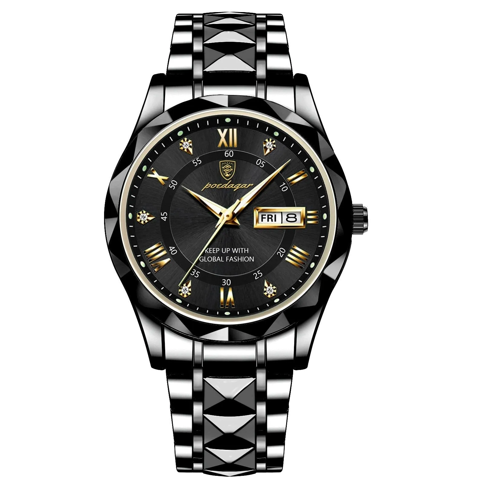 SASHA® Men´s Luxury Golden & Silver Watch