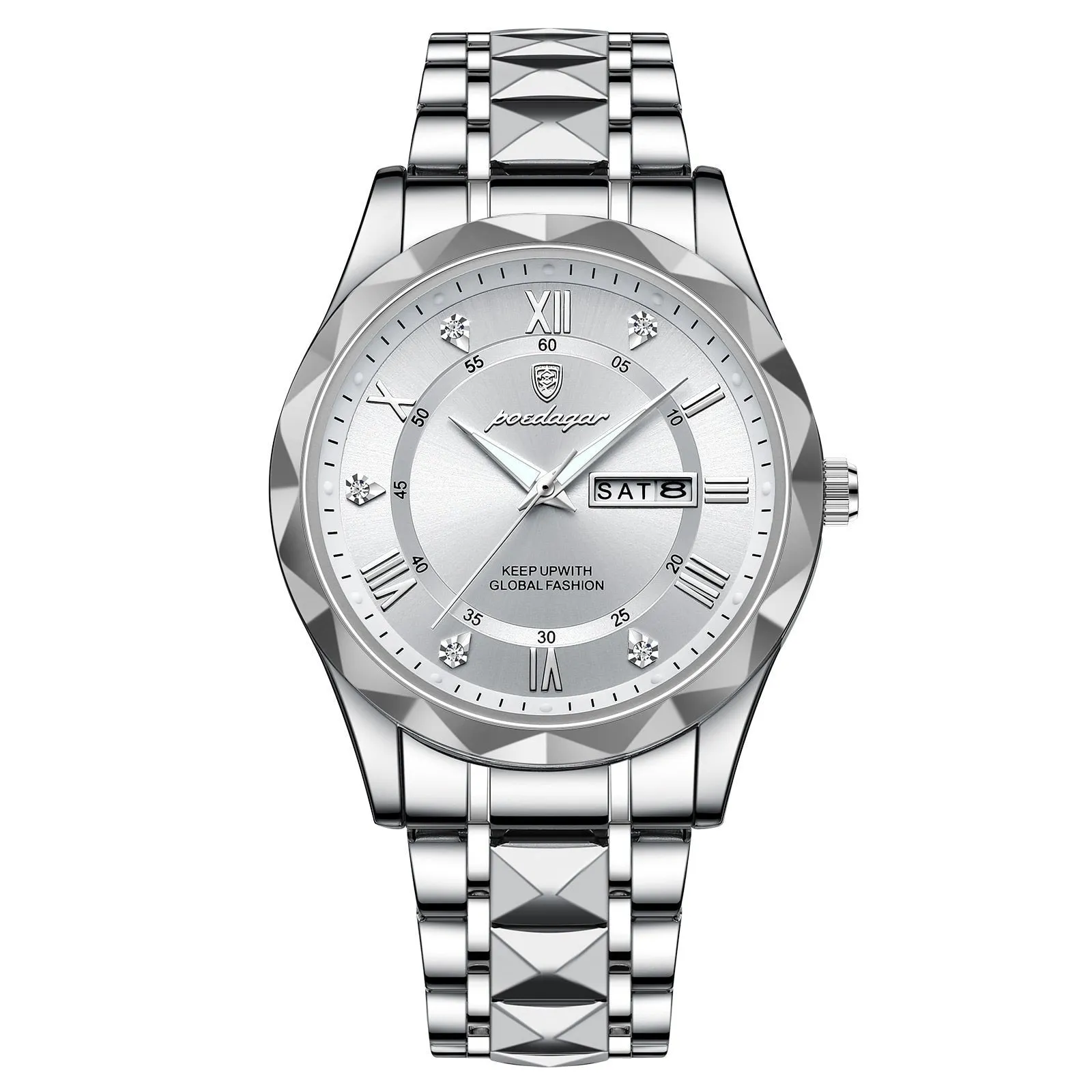 SASHA® Men´s Luxury Golden & Silver Watch