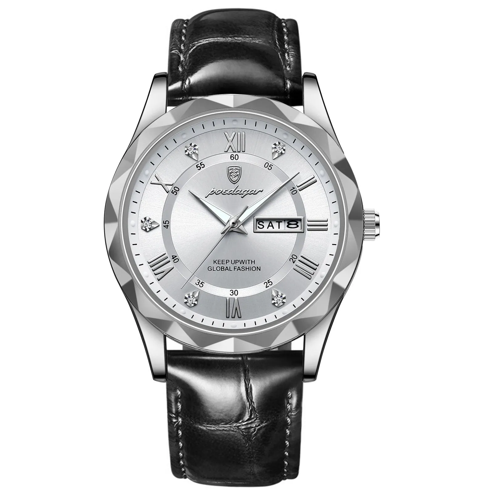SASHA® Men´s Luxury Golden & Silver Watch