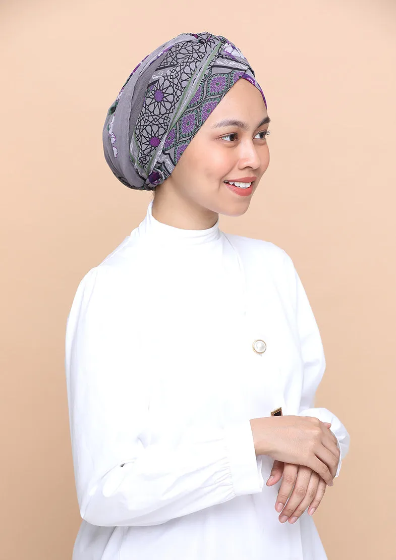 Schehrazade- Cap Shawl- Mosaic Chiffon