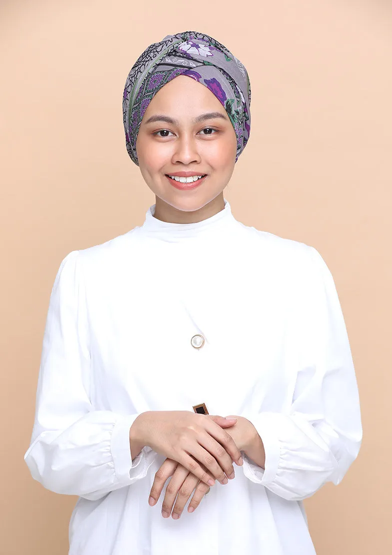 Schehrazade- Cap Shawl- Mosaic Chiffon