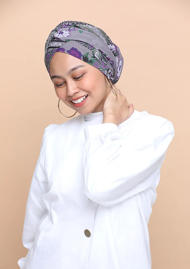 Schehrazade- Cap Shawl- Mosaic Chiffon