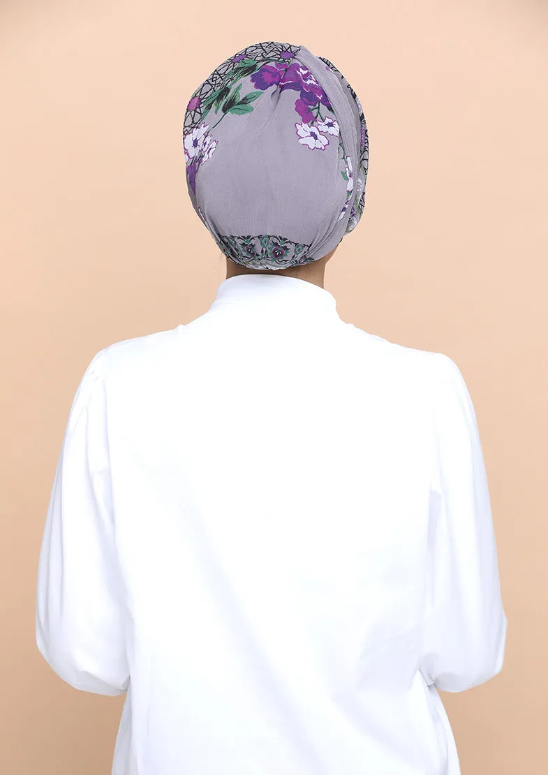 Schehrazade- Cap Shawl- Mosaic Chiffon