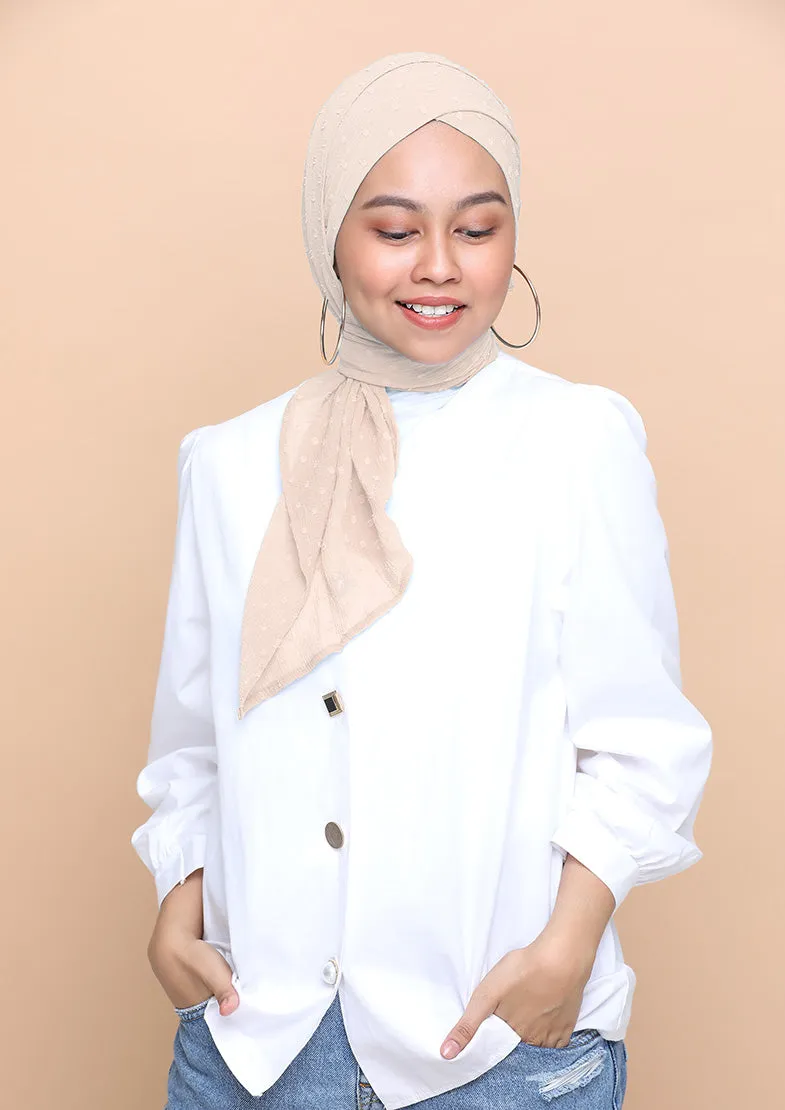 Shamami- Cap Shawl- Mosaic Butti Chiffon