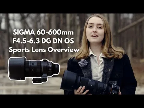 Sigma 60-600mm f/4.5-6.3 DG OS HSM Sports Lens for Canon EF