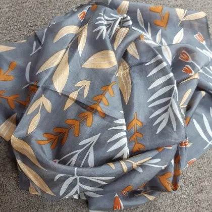 SILK SCARF BOTANIC