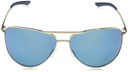 Smith Serpico 2 ChromaPop Polarized Sunglasses, Gold, Blue Mirror Lens