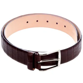 Sovereign Grade Medium Brown Crocodile Belt