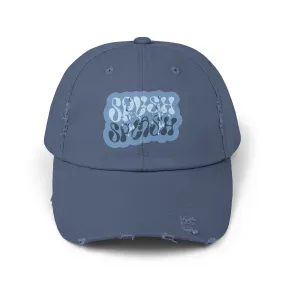 Splish Splash Wavy Distressed Dad Hat